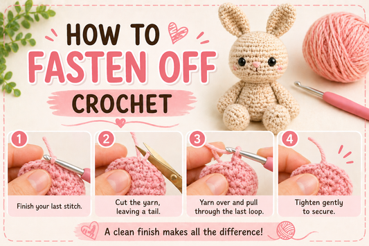 How to Fasten Off Crochet