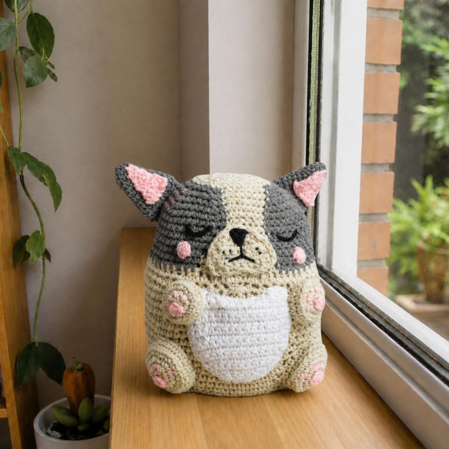 Loui The French Bulldog Crochet Pattern