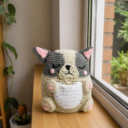 Loui The French Bulldog Crochet Pattern