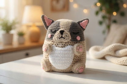 Loui The French Bulldog Crochet Pattern