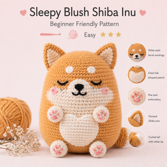 Kai the Shiba Inu Crochet Pattern